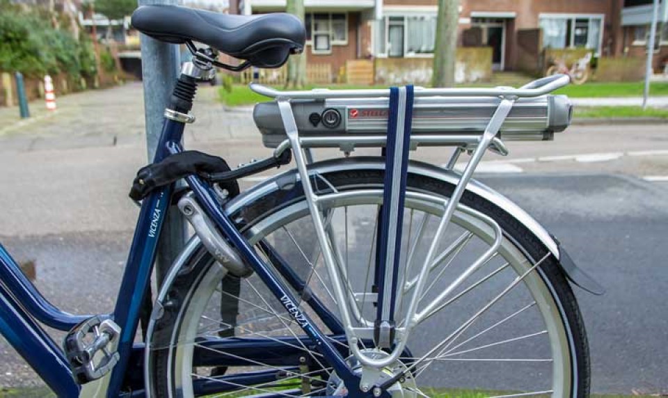 e-bike goed op slot zetten