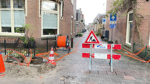 glasvezel aanleg