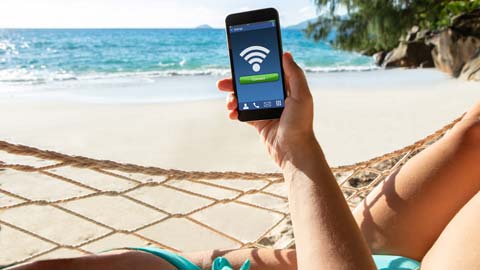 internetten op je vakantieadres