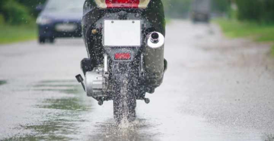 motorrijden in de winter