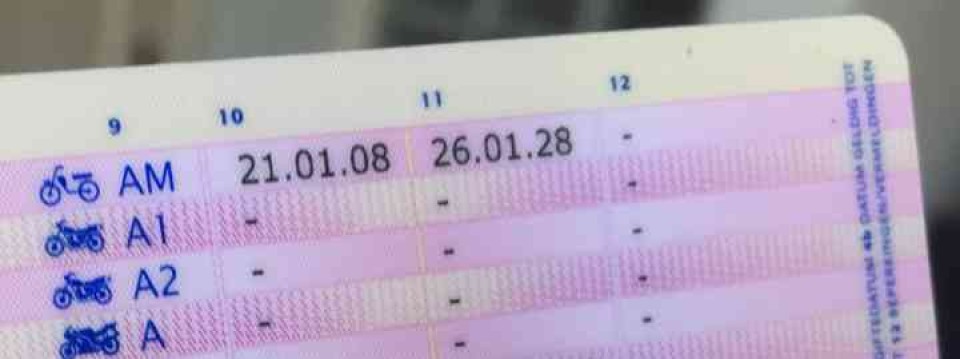 rijbewijs AM voor bromfietsen