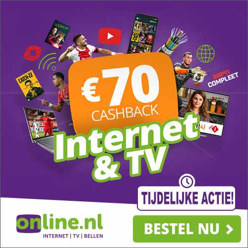 Online.nl Cashback Actie