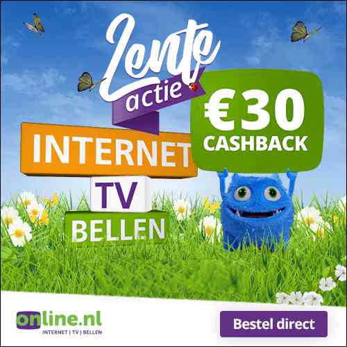 Online.nl Lente Actie glasvezel
