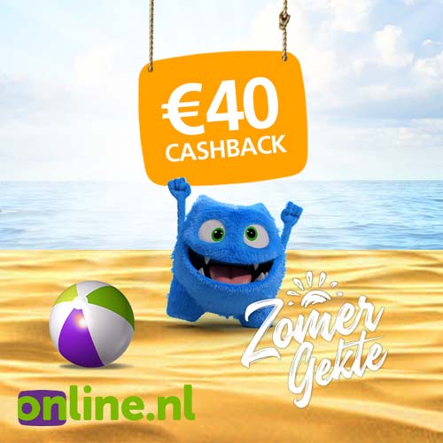 Online.nl Cashback Zomergekte glasvezel